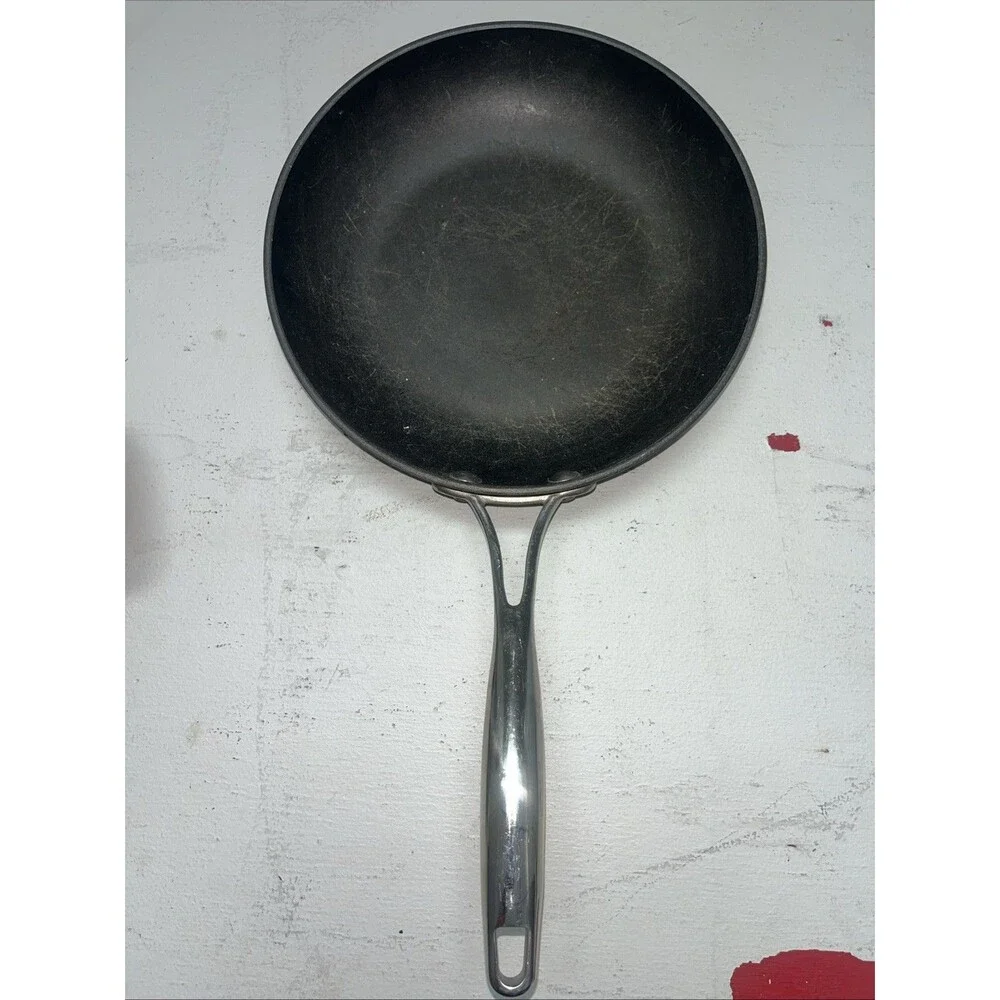 Technique Hard Anodized Nonstick Normal Sides Fry Pan 10
